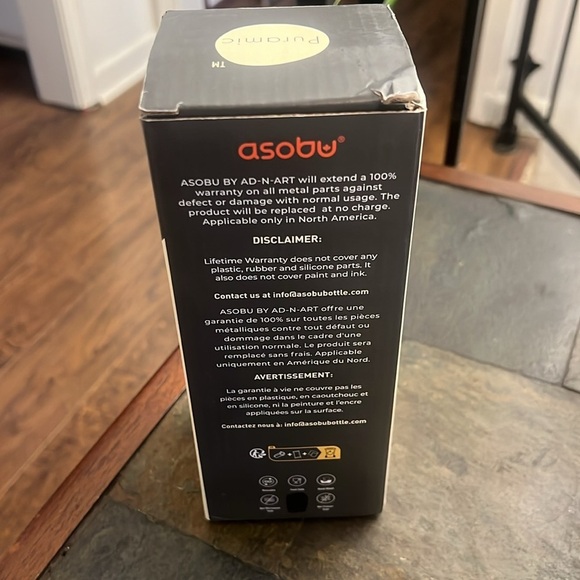 Asobu Orb Vacuum Insulated Bottle - White - Picture 4 of 7